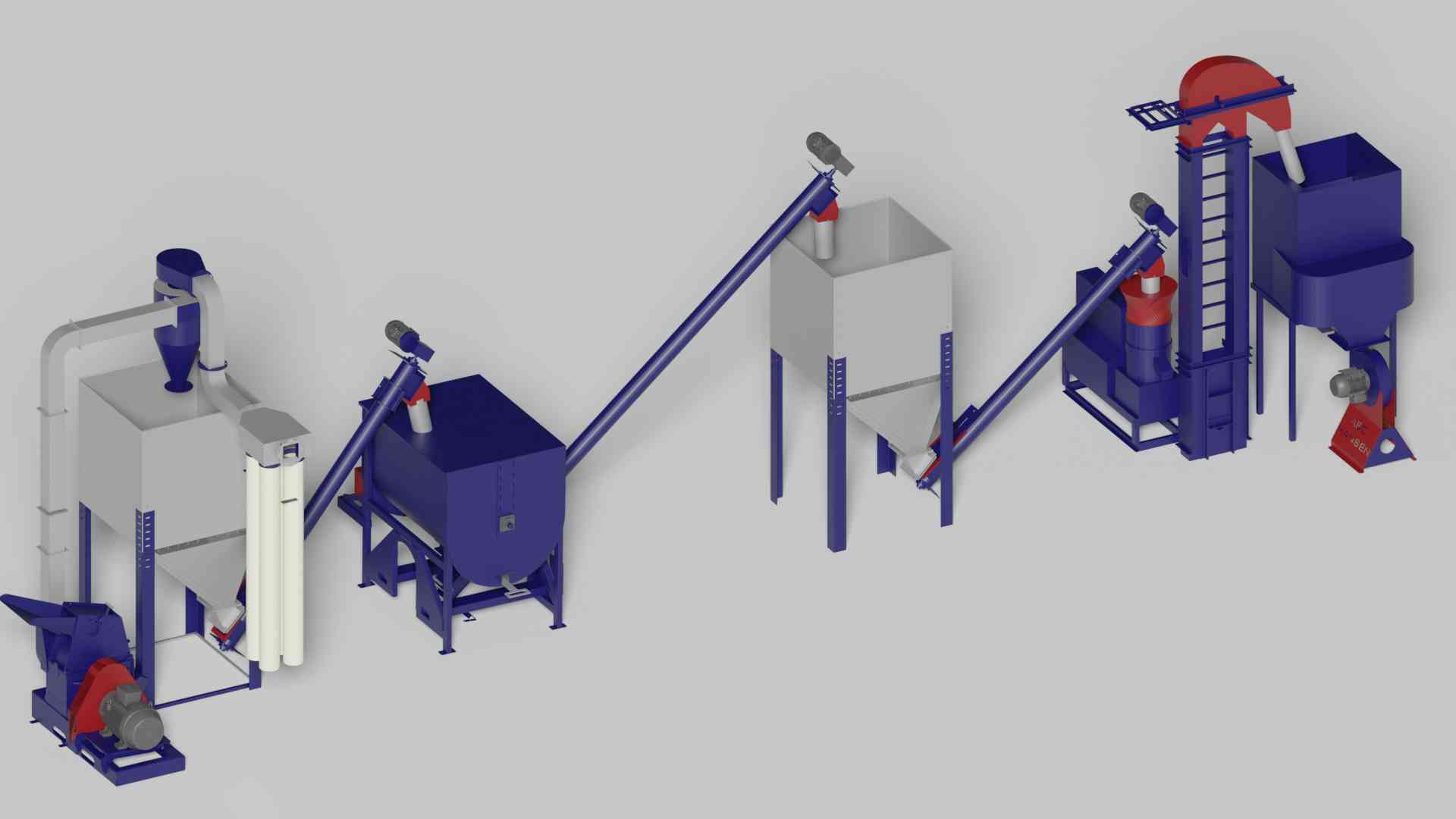 Feed Mill 750-1500kg/hr