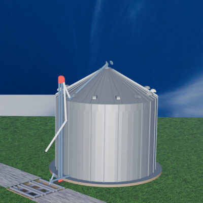 1 x Grain Silo with B/Elevator & R/Auger