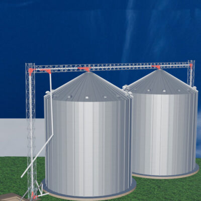 2 x Grain Silo with Grainloop