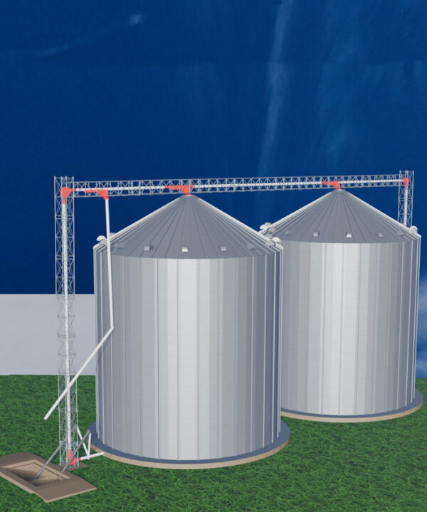 2 x Grain Silo with Grainloop